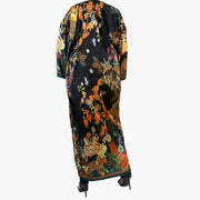 long sleeve kimono jacket worn over clothing as an outfit